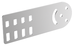 Пластина шарнирная h=80мм IEK CLM51D-PSH-080