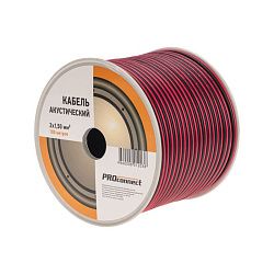 Кабель акустический 2х1,50мм², красно-черный, 100м PROconnect 01-6106-6