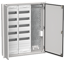 TITAN 5 Корпус комбинированный ЩРв-144 (3х72) 1005х885х130мм IP30 белый IEK TI5-51-V-3X072-30