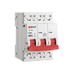 Выкл. нагрузки ВН-125N 3P 80А PROXIMA EKF S1253080