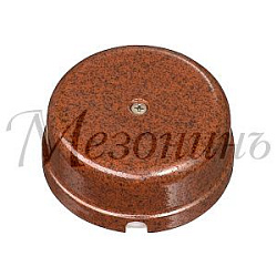 Art-Decor Коробка распределительная фарфоровая D80мм, высота 33мм, IP20, Art-Rosso,ТМ "МЕЗОНИНЪ" GE7 GE70235-42