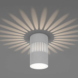 Светильник светодиодный накладной с подсветкой белый DLS026 Elektrostandard a047685