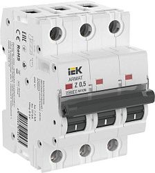 ARMAT Автоматический выключатель M10N 3P Z 0,5А IEK AR-M10N-3-Z0D5