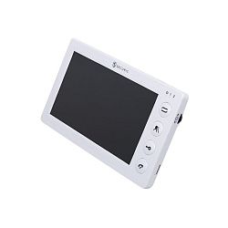 Цветной монитор  видеодомофона 7" формата AHD, с детектором движения, функцией фото- и  видеозаписи. Цвет белый  (модель AC-334) 45-0334