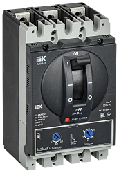 ARMAT Автоматический выключатель в литом корпусе 3P типоразмер D 50кА 125А расцепитель термомагнитный регулируемый IEK AR-MCCB-3D-050-0125A-ATUC