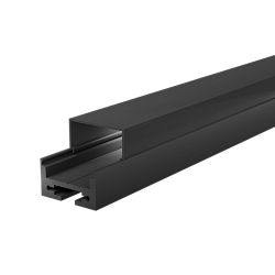 Профиль алюминиевый WOLTA WAP-S/H-20/20/2000-B накладной/подвесной черный 20х20х2000мм. Совместим с подвесами WOLTA МК-2 и МК-4 WAP-S/H-20/20/2000-B