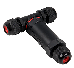 Кабельный коннектор Т-образный (клеммник 5PIN) IP68 FreeTools plc-uac-cb5T