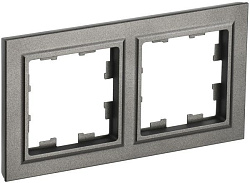 BRITE Рамка 2-местная РУ-2-БрШ шампань IEK BR-M22-K37