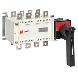 Рубильник-переключатель 160A 4P c рукояткой управления для прямой установки PowerSwitch EKF pscs-160-4