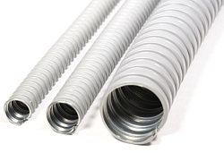 Металлорукав в ПВХ изоляции МРПИ НГ  18  (50 м/уп.) серый ГОФРОМАТИК (ЗЭТАРУС) zeta41923