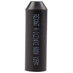 Термоусаживаемый колпак, капа 12,0 / 5,0 мм черный REXANT 48-1012