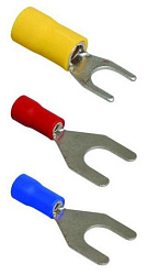 Наконечник НВИ 2-6, провод 1,5-2,5мм, вилка 6мм. (100шт/упак) DEKRON DEK10406-0005