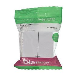 Выключатель 2-кл. ОП Blanca 10А IP20 (сх. 5) 250В с подсветкой с изолир. пластиной бел. SE BLNVA105111 1210453
