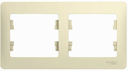 Рамка 2-м Glossa горизонт. беж. SE GSL000202 275176