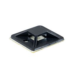 Площадка самоклеящаяся (25х25мм.) черная (100шт.) EKF plc-25x25-b