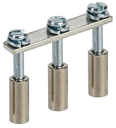Перемычка в сборе для колодки клеммной CTS 16мм2 3PIN IEK YCT10-00-K03-016-A-3P