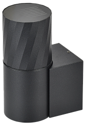 LIGHTING Светильник уличный 5220 настенный под лампу GU10 IP65 черный IEK LT-UBU0-5220-GU10-1-K02