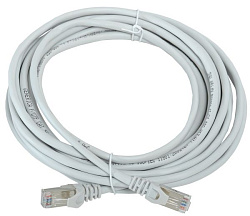Шнур коммутационный (патч-корд) кат.5E FTP 10м серый GENERICA PC01-C5EF-10M-G