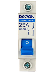 Выключатель нагрузки ВН-29 1P 25А is29-1-25-dek