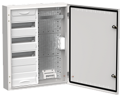 TITAN 5 Корпус комбинированный ЩРн-48 (2х48) 710х570х140мм IP30 белый IEK TI5-51-N-2X048-30