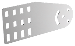 Пластина шарнирная h=100мм IEK CLM51D-PSH-100