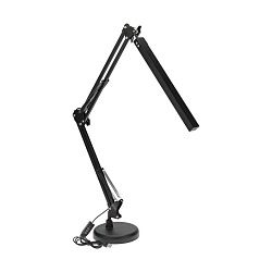 Светильник настольный с 2 креплениями (подставка и струбцина) LED, 10Вт, черный REXANT 75-0225