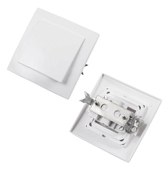 Выключатель 1-клавишный VS16-131-Б скрытой установки Белый 6А, IP20 VS16-131-Б