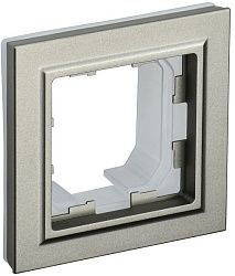 BRITE Рамка 1-местная IP44 РУ-1-БрШ-44 шампань IEK BR-M12-44-K37