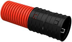 Труба гофрированная двустенная ПНД d=140мм красная (50м) IEK CTG12-140-K04-050-R