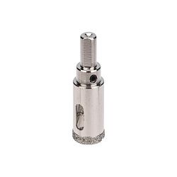 Коронка алмазная 20мм по керамограниту с центровочным сверлом KRANZ KR-92-0006