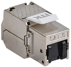 ITK Модуль Keystone Jack кат.6 STP без инструментальная заделка с пылезащитной крышкой CS1-1C06S-T2-D