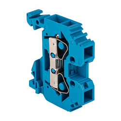 Колодка клеммная пружинная JXB-S-6 41А синяя EKF plc-jxb-s-6b