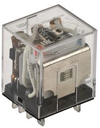 Реле РЭК77/3(LY3) с индикацией 10А 24В AC IEK RRP10-3-10-024A-LED