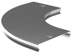 Крышка поворота плавного 90град (тип Г01) ESCA 500мм IEK CPG01D-0-90-500-08