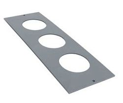 Рамка прибор. классик на 3 места для лючка C-Line 24 EKF cl-rp-3-24