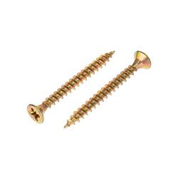 Саморез универсальный 4,0х35 мм, желтый цинк, короб (200 шт/уп) KRANZ KR-01-3311-028