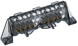 TEKFOR Шина N "ноль" в комбинированном DIN-изоляторе "Стойка" 6х9-(4+4)-Ч IEK TF-NN10-44-DP-K02