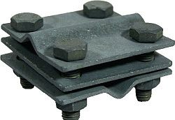 Зажим крестовидный прут-прут 3 пластины 55758_ОG