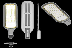 Светильник уличный светодиодный консольный ДКУ LIGHT 8018 150W IP65 (КСС "Ш", 5000К) LL8018-150W