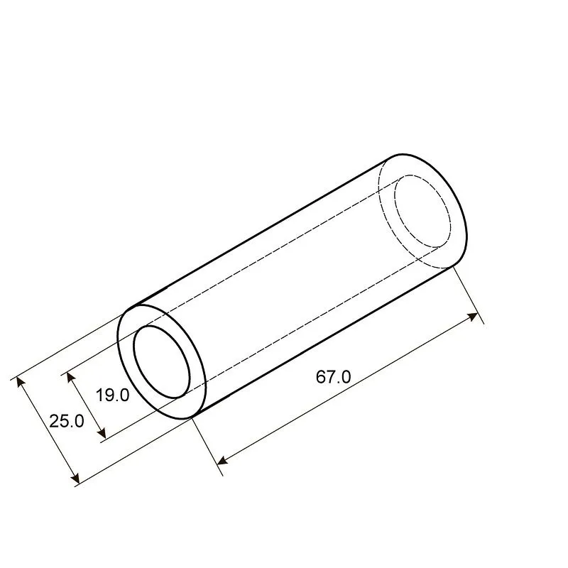 Гильза медная луженая ГМЛ 150-19 (150мм² - Ø19мм) ГОСТ 23469.3-79 (в упак. 2 шт.) REXANT - Фото 2