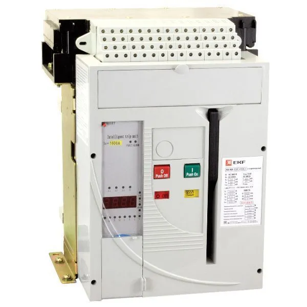 ВА-450 1600/1600А 3P 55кА стац., гориз., ETU(220В AC), мп/нр/вкл.к.(220В AC), ав/доп. 1CO/4CO