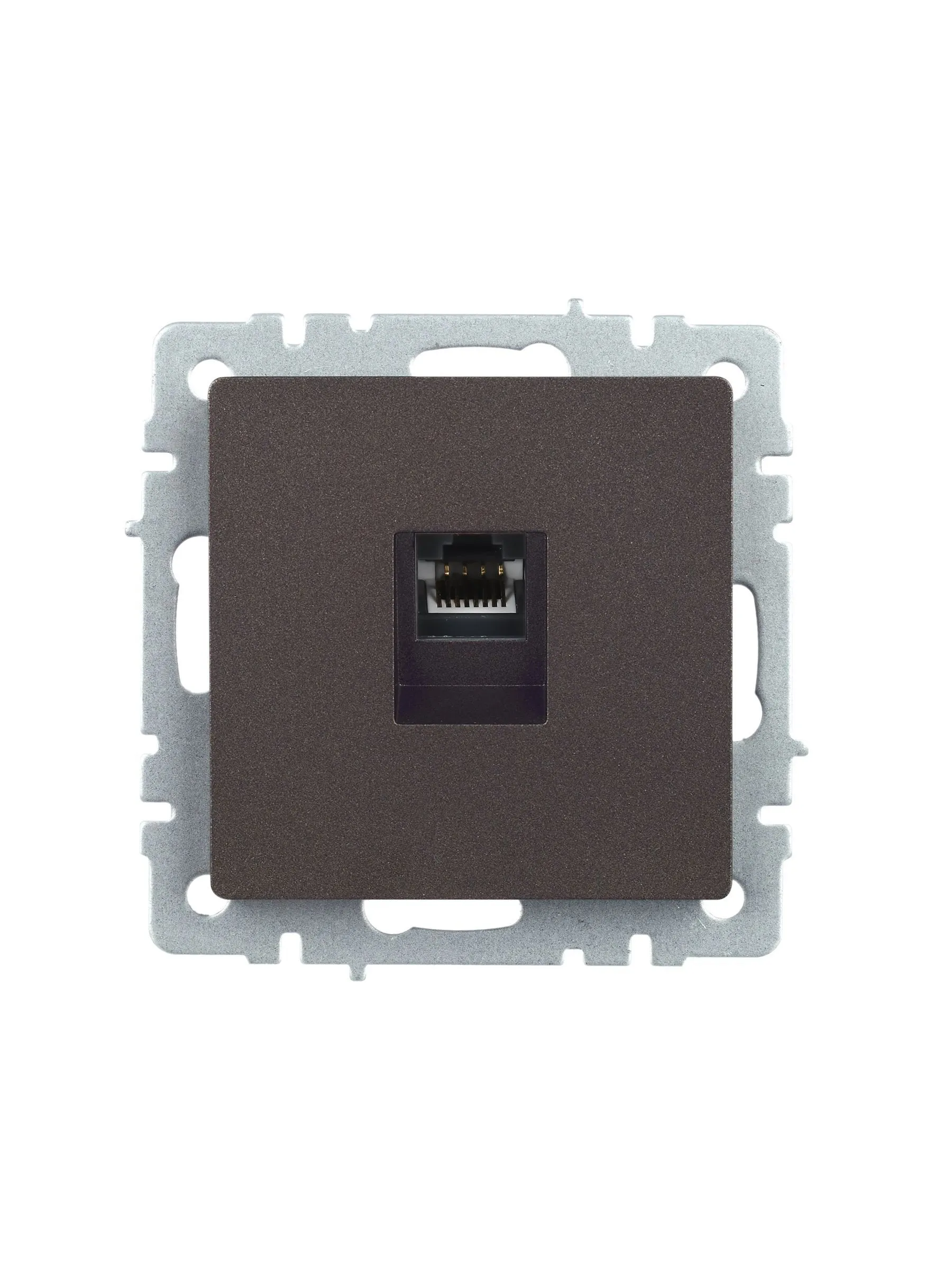 BRITE Розетка компьютерная RJ45 кат.5E РК10-БрТБ темная бронза IEK - Фото 7