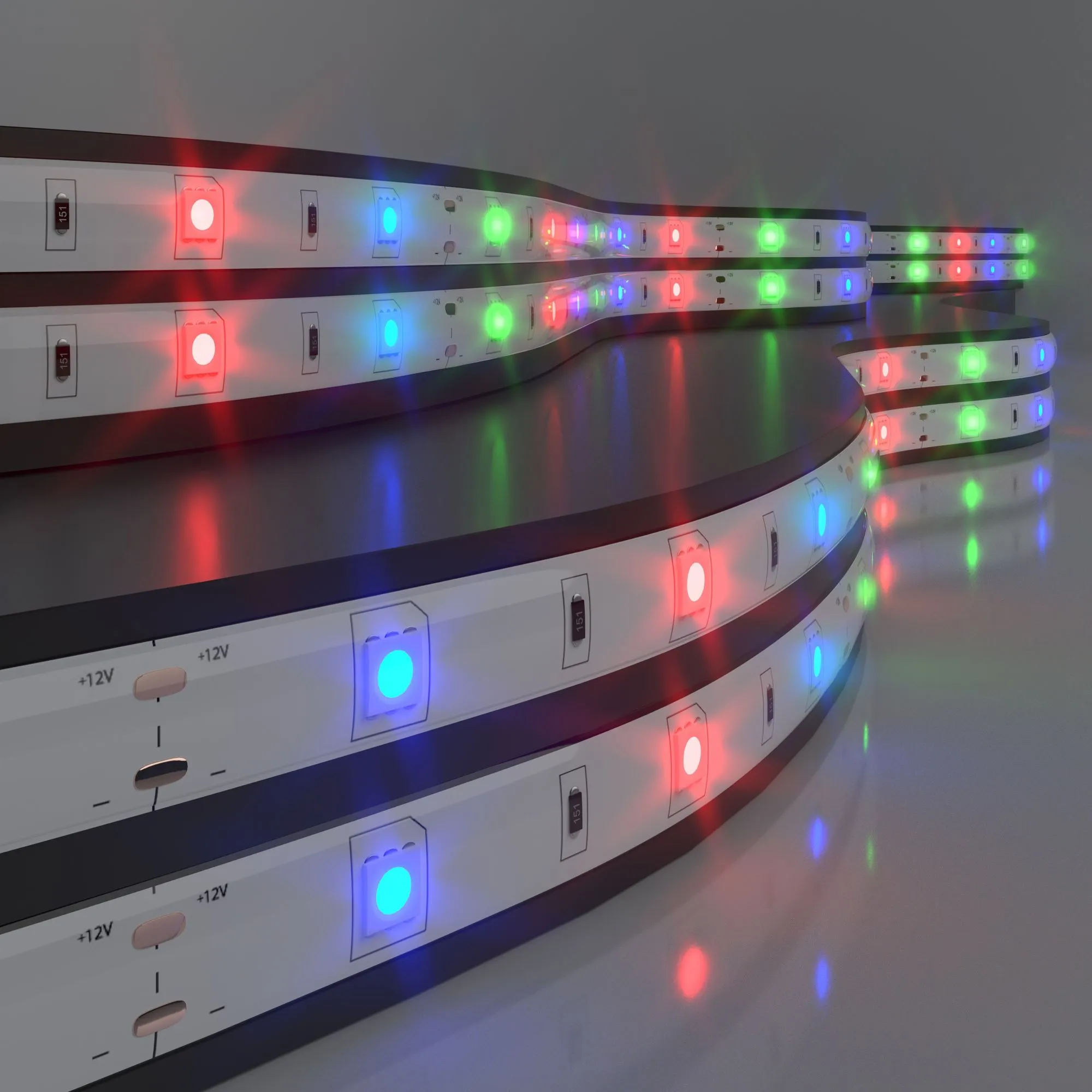 Светодиодная лента "Бегущая волна" Лента светодиодная 12V 7,2W 30Led 5050 IP65 бегущая волна, 5м Ele