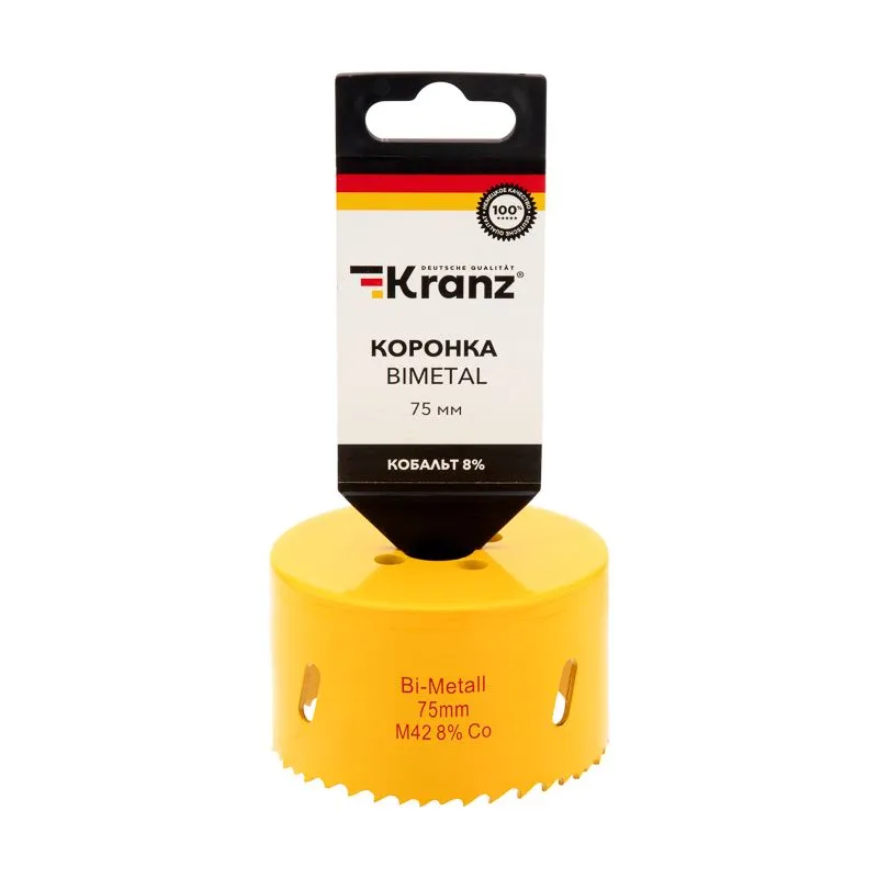 Коронка Bimetal 75мм KRANZ - Фото 3