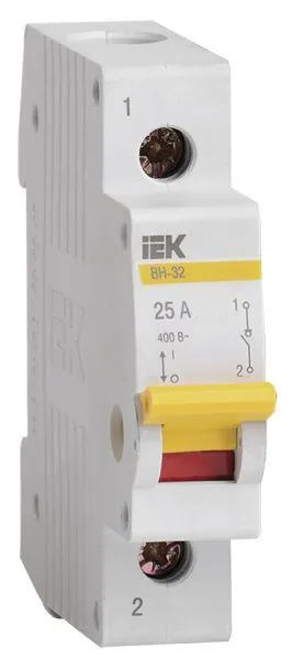 KARAT Выключатель нагрузки (мини-рубильник) ВН-32 1P 25А IEK