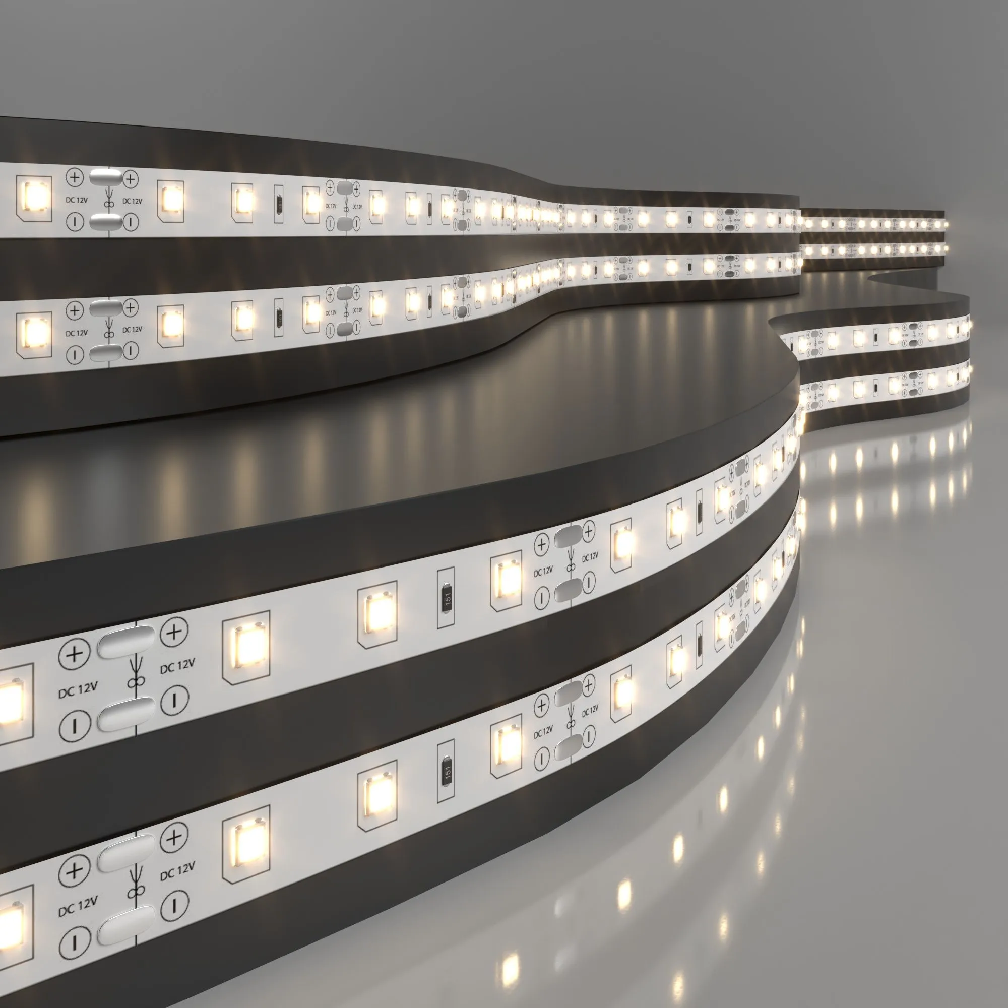 Лента светодиодная 12V 4,8W 60Led 2835 IP20 теплый белый, 5м Elektrostandard