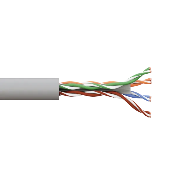 Витая пара TERACOM PRO Cat.6 U/UTP 4 п. solid 23AWG LSZH нг(А)-HF сер. (305м)