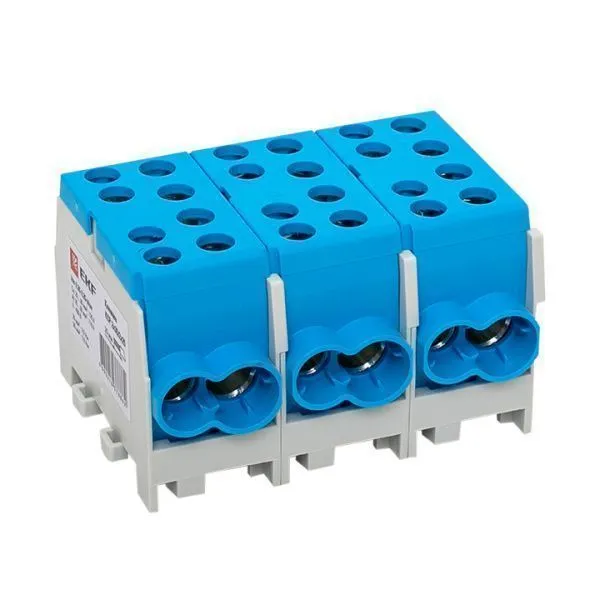 Клемма распределительная КСР с двойным винтом 2x35/2x25 cиняя EKF - Фото 9