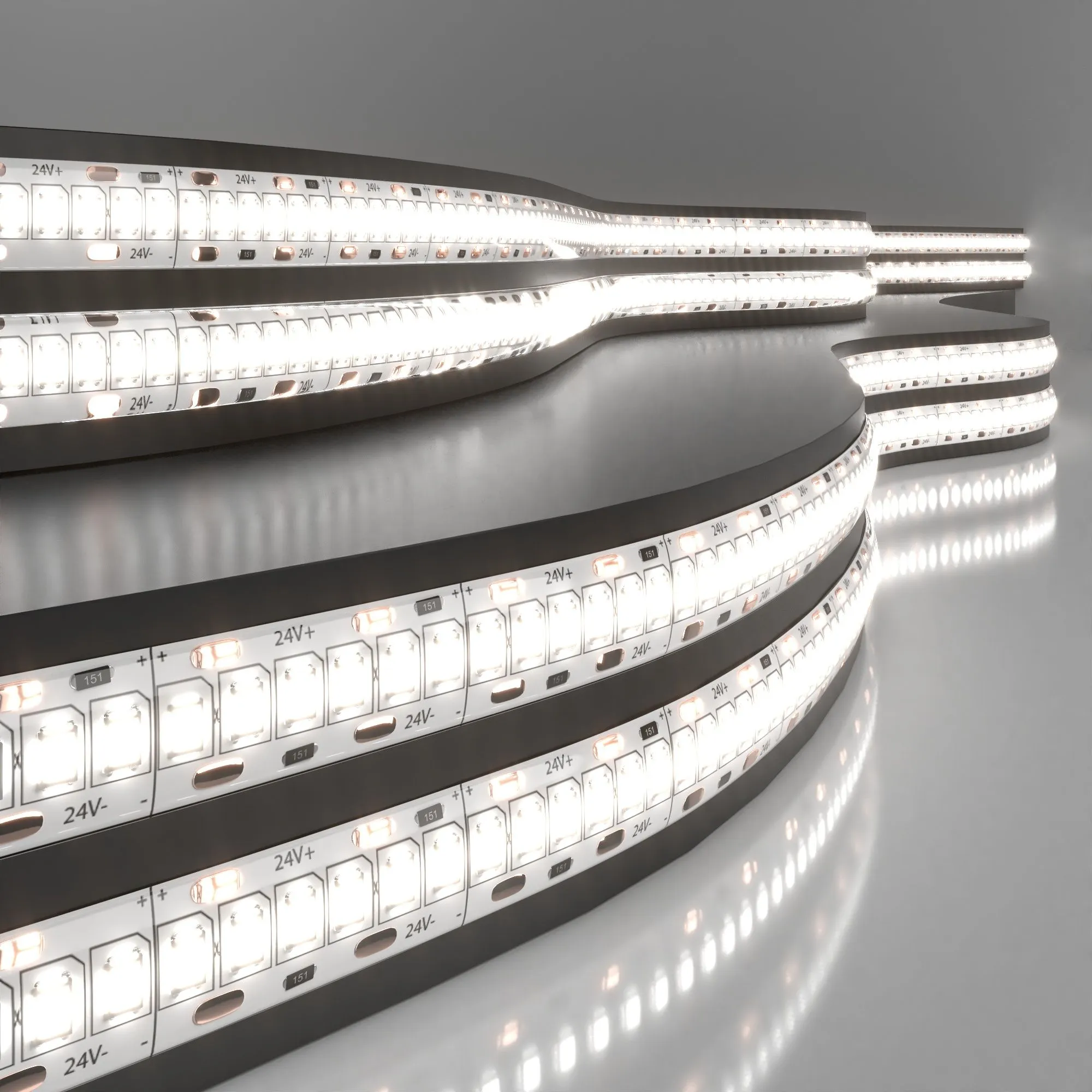 Лента светодиодная 24V 16W 240Led 2835 IP65 дневной белый, 5м Elektrostandard