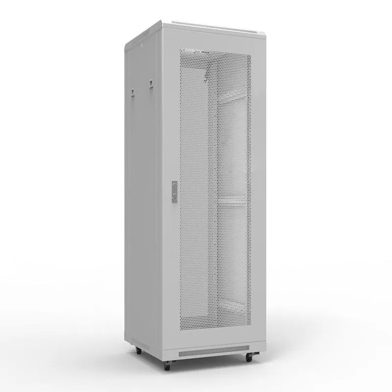 Шкаф напольный 19" серии Standart 42U 600х600мм, передняя и задняя дверь перфорация, RAL 7035 (состоит из 2 частей) REXANT